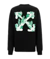 Off-white Arrows Print Logo Sweatshirt In Black
