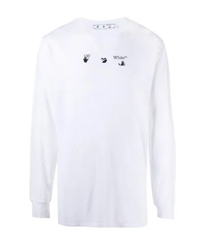 Off-white Arrows Print Long-sleeve T-shirt In White
