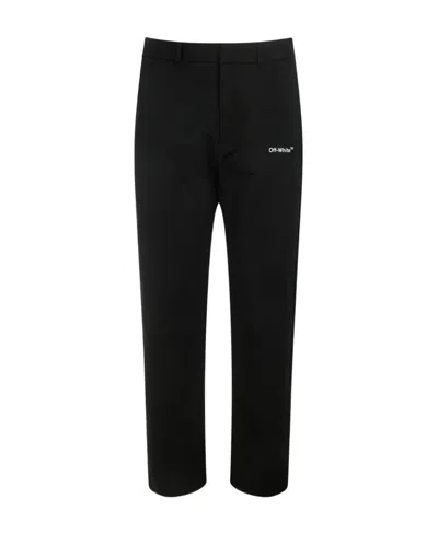 Off-white Arrows-print Straight-leg Trousers