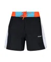 Off-white Arrow Block Sunset Swim Shorts In Black
