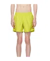 Off-white Arrows Print Swim Shorts In Yellow