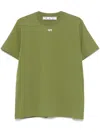 Off-white Arrows-print T-shirt In Grün