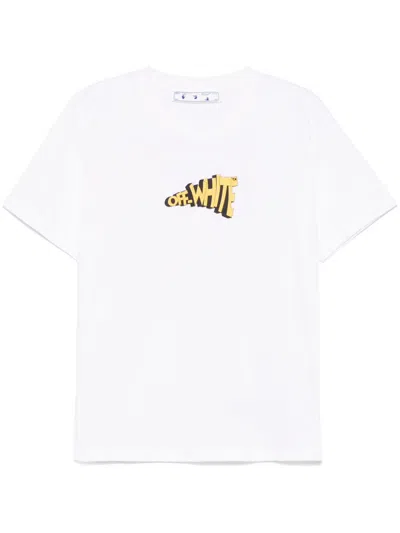 Off-white Arrows-print T-shirt In Weiss