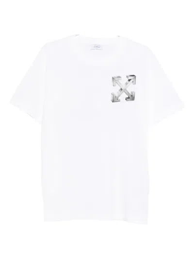 Off-white Arrows-print T-shirt In White