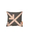Off-white Arrows-print Wool-blend Cushion In Black