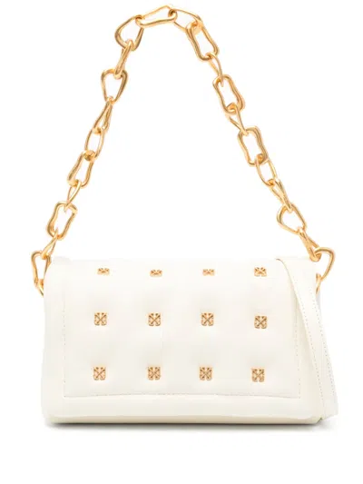 Off-white Arrows Quilted Shoulder Bag In Neutrals