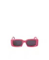 Off-white Arrows Rectangle-frame Sunglasses In Black