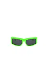 Off-white Arrows Rectangular Sunglasses In Green