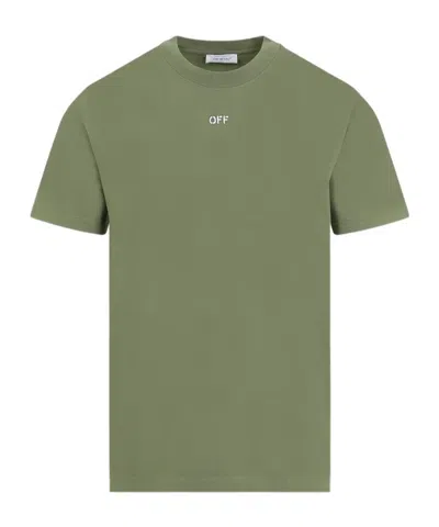 OFF-WHITE OFF-WHITE CREWNECK SHORT-SLEEVED T-SHIRT