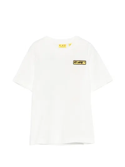 Off-white Kids' Arrows T-shirt In White