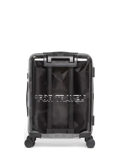 Off-white Arrows Trolley Luggage In Black