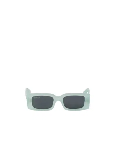 Off-white Arthur Rectangle-frame Sunglasses In Gray