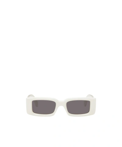 Off-white Arthur Rectangular Frame Sunglasses In Gray