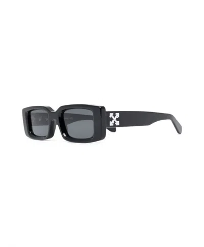 Pre-owned Off-white Arthur Square Frame Sunglasses 100% Authentic Brand In Black
