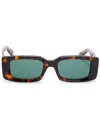 Off-white Arthur Tortoiseshell-design Sunglasses In Green