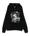 Off-white Long Sleeve Hooded Sweatshirt In Black