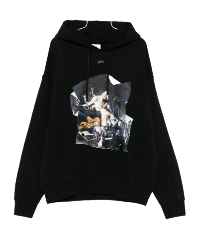 OFF-WHITE ARTWORK-PRINT HOODIE