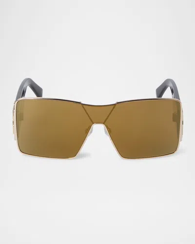 Off-white Aspen Arrow Square Sunglasses In Green