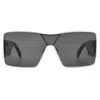 Off-white Aspen Dark Grey Shield Unisex Sunglasses Oeri14g 7207 141 In Gray