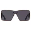 Off-white Aspen Dark Grey Shield Unisex Sunglasses Oeri14g 7207 141 In Gray