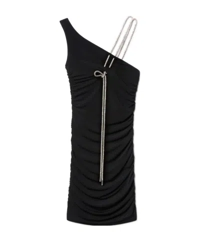 OFF-WHITE OFF-WHITE ASYMMETRIC SLEEVELESS MINI DRESS