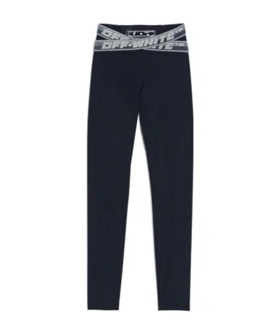 Off-white Athl Logo Band Leggings Black No Color