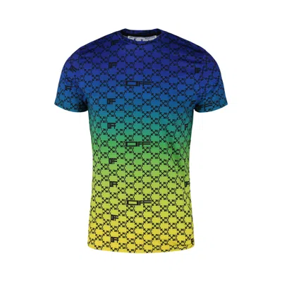 Pre-owned Off-white Athletic Monogram Short-sleeve Tee 'multicolor' In Multi-color