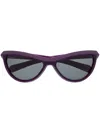 Off-white Atlanta Cat-eye Frame Sunglasses In Violett