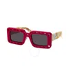 Off-white Atlantic Full Smoke Pilot Unisex Sunglasses Oeri025 2507 52