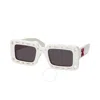 Off-white Atlantic Grey Rectangular Unisex Sunglasses Oeri025 0107 52