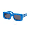 Off-white Atlantic Grey Rectangular Unisex Sunglasses Oeri025 4507 52