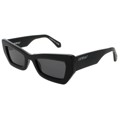 Off-white Aurora Dark Grey Irregular Unisex Sunglasses Oeri137 1007 51 In Black