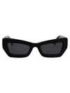 Off-white Aurora Sunglasses In Black Dark Grey