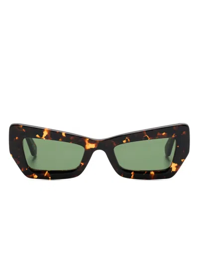 Off-white Aurora Sunglasses In Black