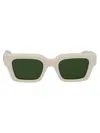 Off-white White Acetate  Sunglasses In Neutral