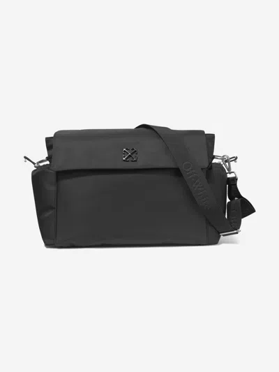 Off-white Baby Arrow Soft Jitney Changing Bag In Black
