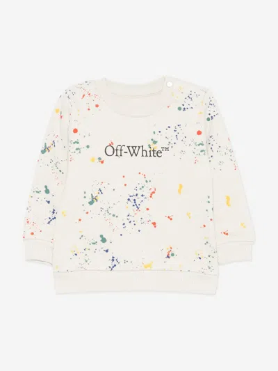 Off-white Kids'  Baby Boys Aop Splat Sweatshirt