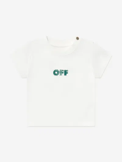 Off-white Baby Boys Arrow Sponge T-shirt In Multi