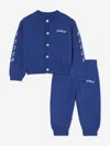 Off-white Baby Boys Bookish Diagonal Tracksuit In Blue