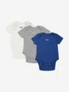 Off-white Baby Boys Off Stamp 3 Pack Bodysuit Set In Multi