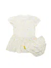 OFF-WHITE BABY GIRL'S LOGO DOODLE DRESS