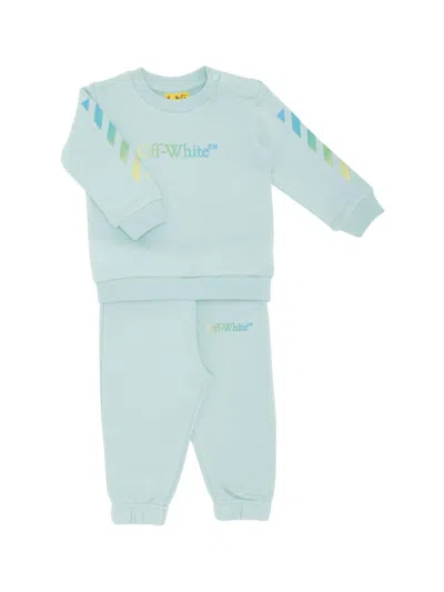 Off-white Baby Girl's Ombré Arrow Sweatsuit In Blue