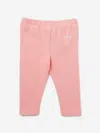 Off-white Baby Girls Off Stamp Clear Leggings In Pink