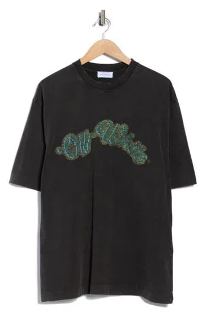 Off-white Bacchus Skate Cotton Graphic T-shirt In Multi