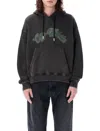 Off-white Men's Bacchus Skate Hoodie In Black