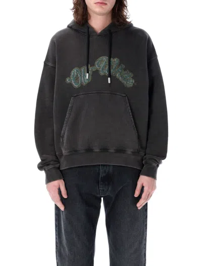 Off-white Men's Bacchus Skate Hoodie In Black College