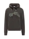 Off-white Men's Bacchus Skate Hoodie In Black College