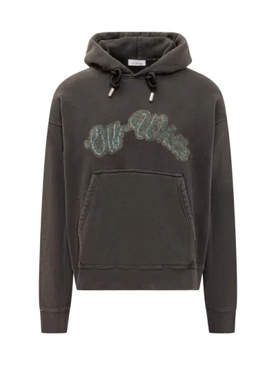 Off-white Men's Bacchus Skate Hoodie In Black College