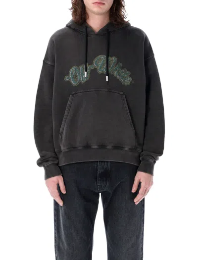 Off-white Men's Bacchus Skate Hoodie In Black College