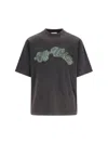Off-white Bacchus Skate Cotton Graphic T-shirt In Black
